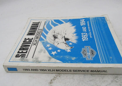 Harley-Davidson Official Factory 1993 and 1994 FLT Service Manual Book 99484-94