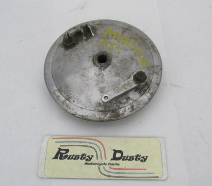Vintage Original Matchless AJS Wheel Drum Brake & Plate Assembly