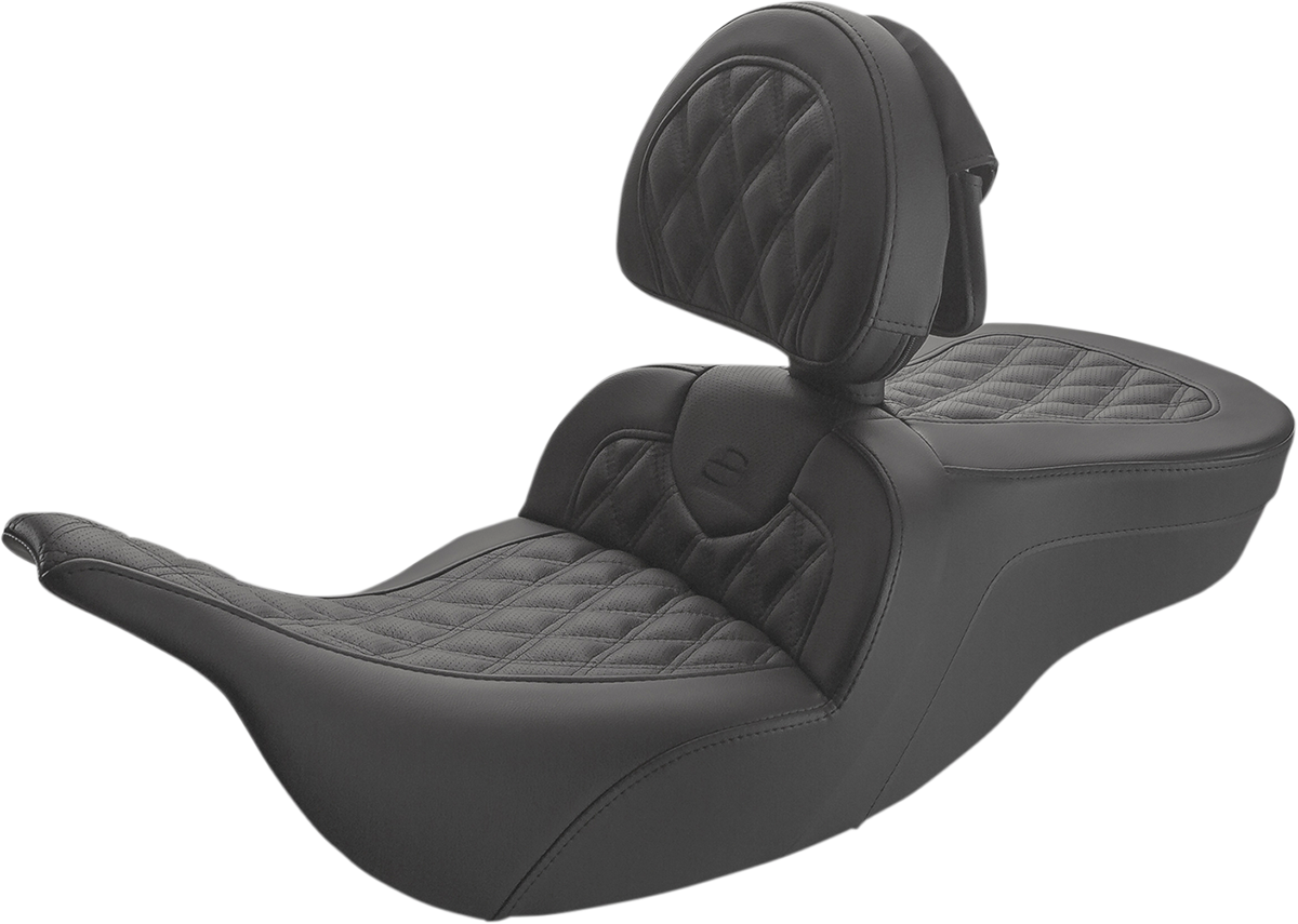 Saddlemen Roadsofa Lattice Stitched Seat Black 897-07-182BR