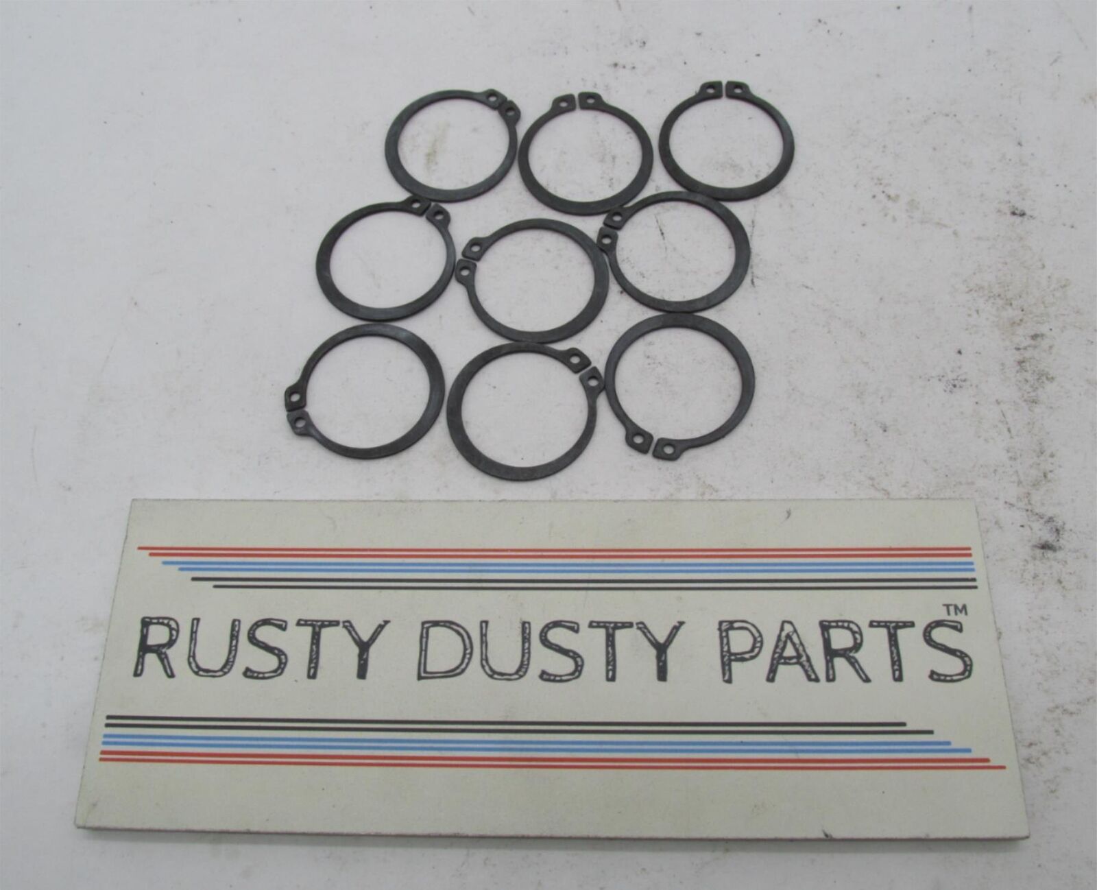 Lot of 9 Harley Davidson Genuine NOS External Clutch Circlips 37904-84
