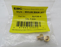 Lot of 2 EBC NOS Mikuni Carburetor Carb Main Jets SJ135-4