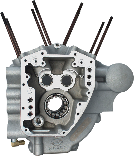 S & S Cycle Twin Cam Engine Cases Stock Bore Black 310-0367A