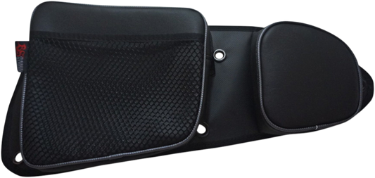 BS SANDS Door Bags Black Gray Front RZRDBFTGY