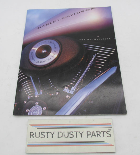 Harley-Davidson 1999 Motorcycle Line Up Sales Catalog Brochure Booklet