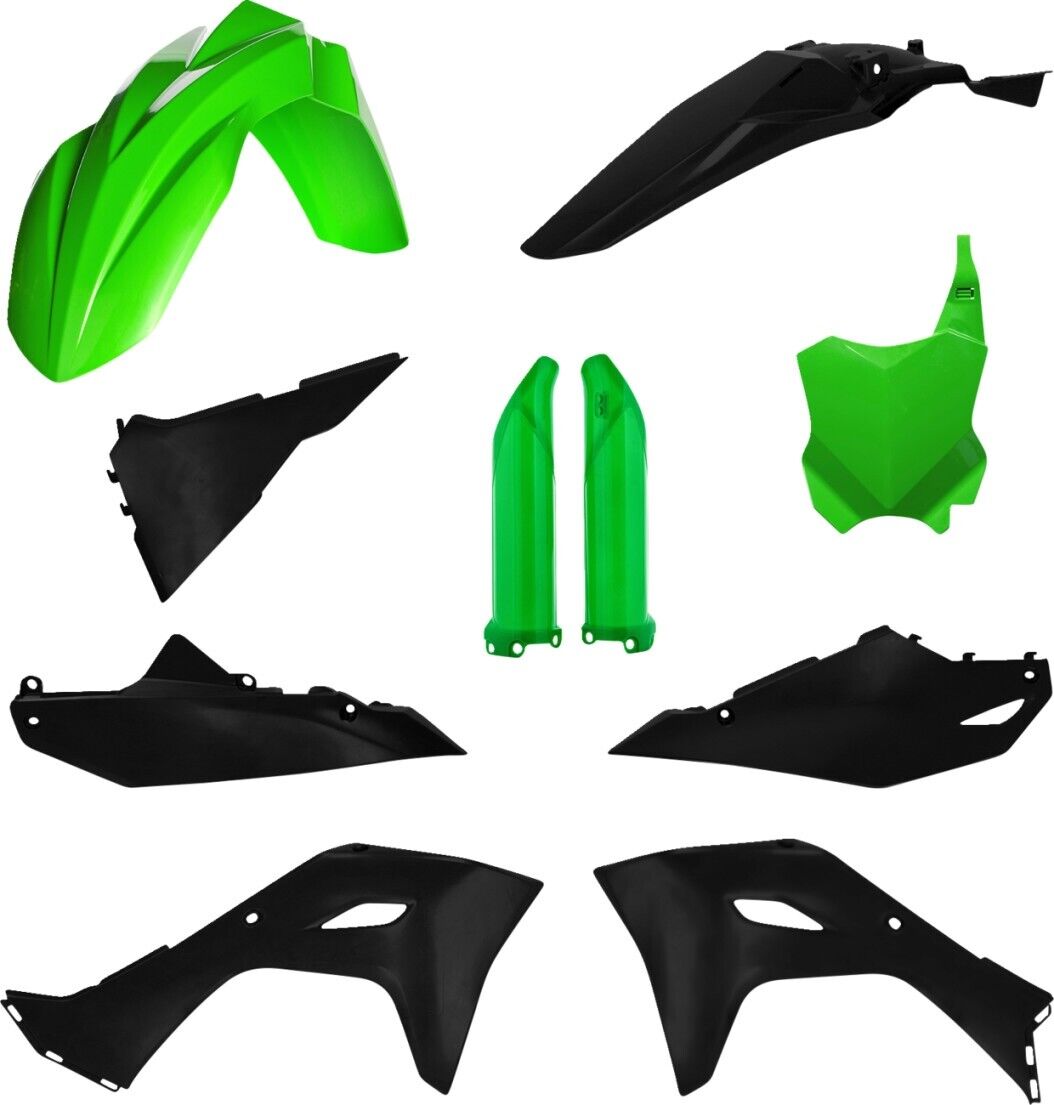 Acerbis Plastic Kits Green/Black 2983571089