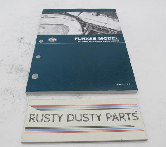 Harley-Davidson Official Factory 2010 FLHXSE Model Parts Catalog 99433-10