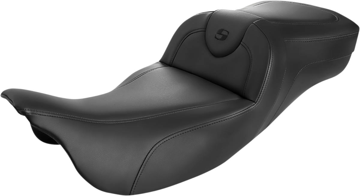Saddlemen Roadsofa Extended Reach Seat Black/Black Stitching 808-07B-188