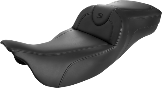 Saddlemen Roadsofa Extended Reach Seat Black/Black Stitching 808-07B-188
