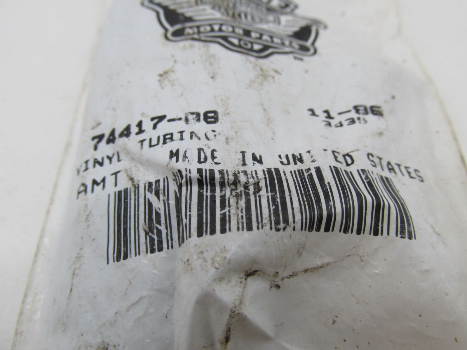 Harley Davidson Genuine NOS Oil Pressure Gauge Vinyl Tubing 74417-88