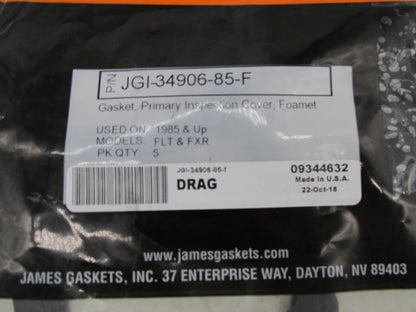 Lot of 4 Harley Davidson James Primary Inspection Cover Gaskets JGI-34906-85-F