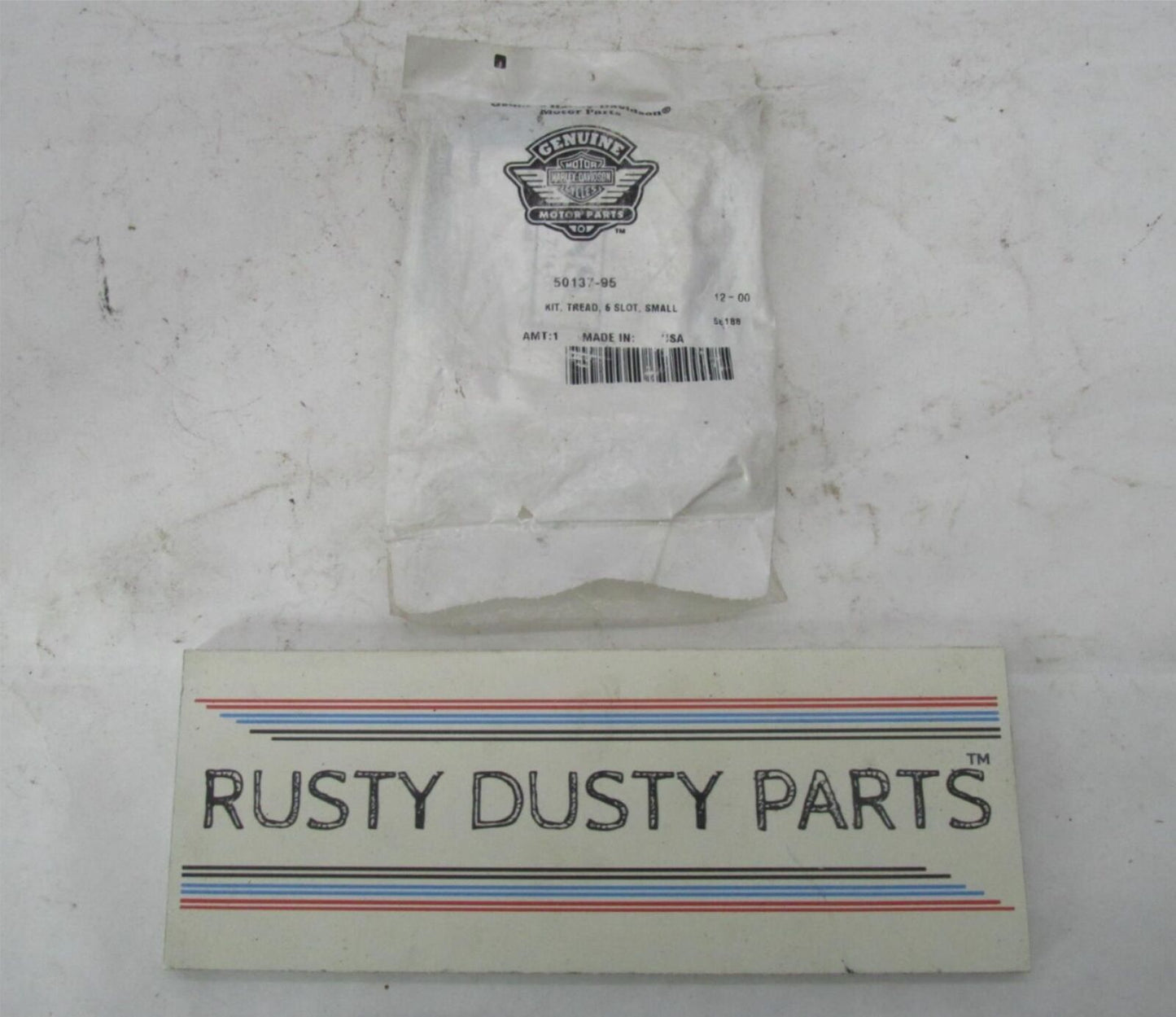 Harley Davidson Genuine NOS Small Tread 5 Slot Kit 50137-95