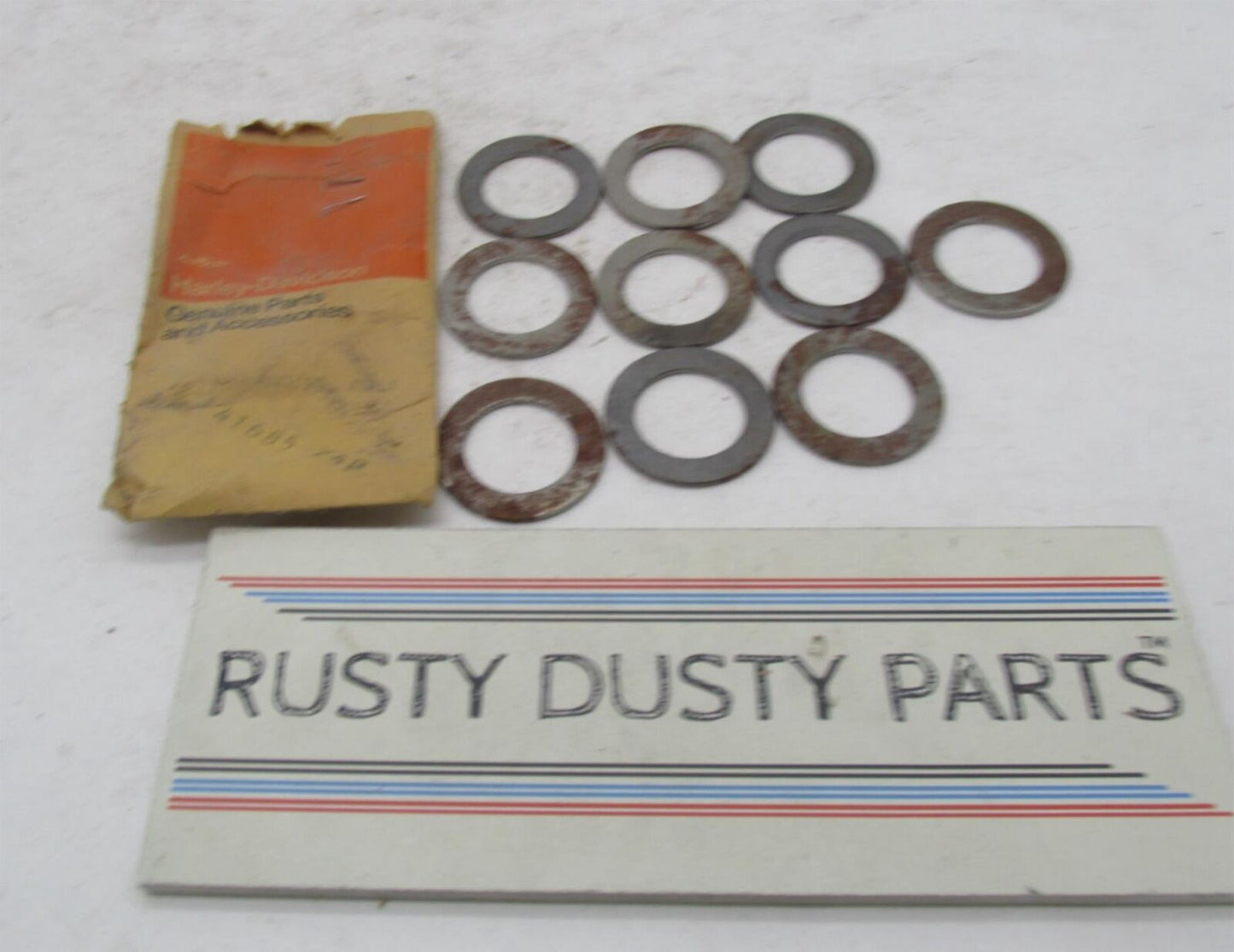 Lot of 10 Harley-Davidson Aermacchi Genuine NOS SS SX Thrust Washers 41685-74P
