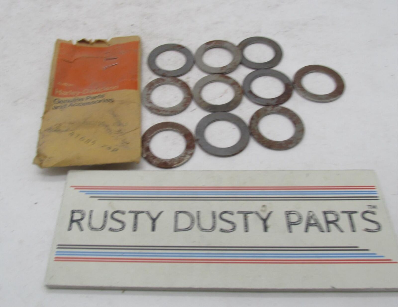 Lot of 10 Harley-Davidson Aermacchi Genuine NOS SS SX Thrust Washers 41685-74P