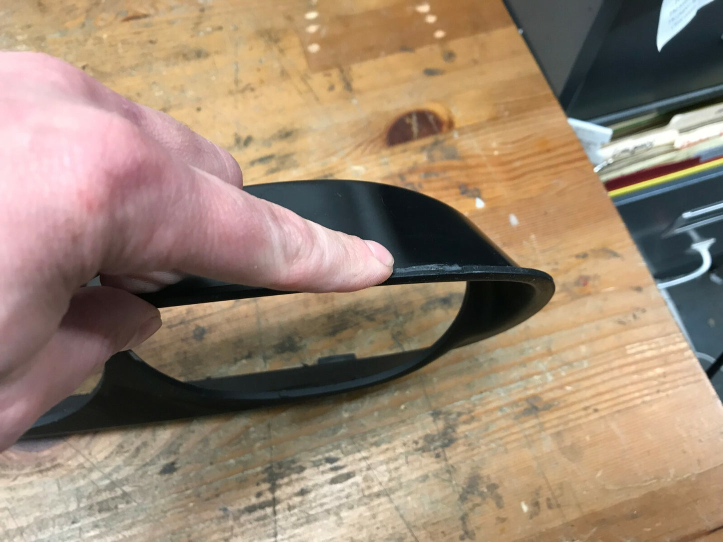 Harley Road glide Custom dual Headlight Housing Headlamp Visor Black T