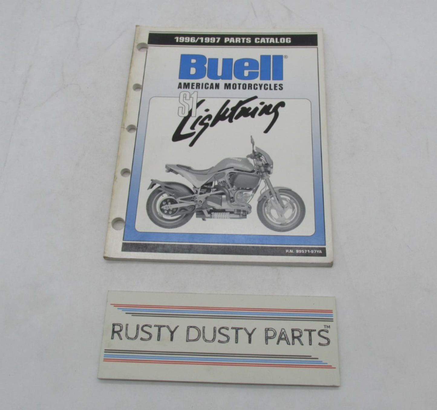 Buell Official Factory 1996/1997 Lightning S1 Parts Catalog 99571-97Y