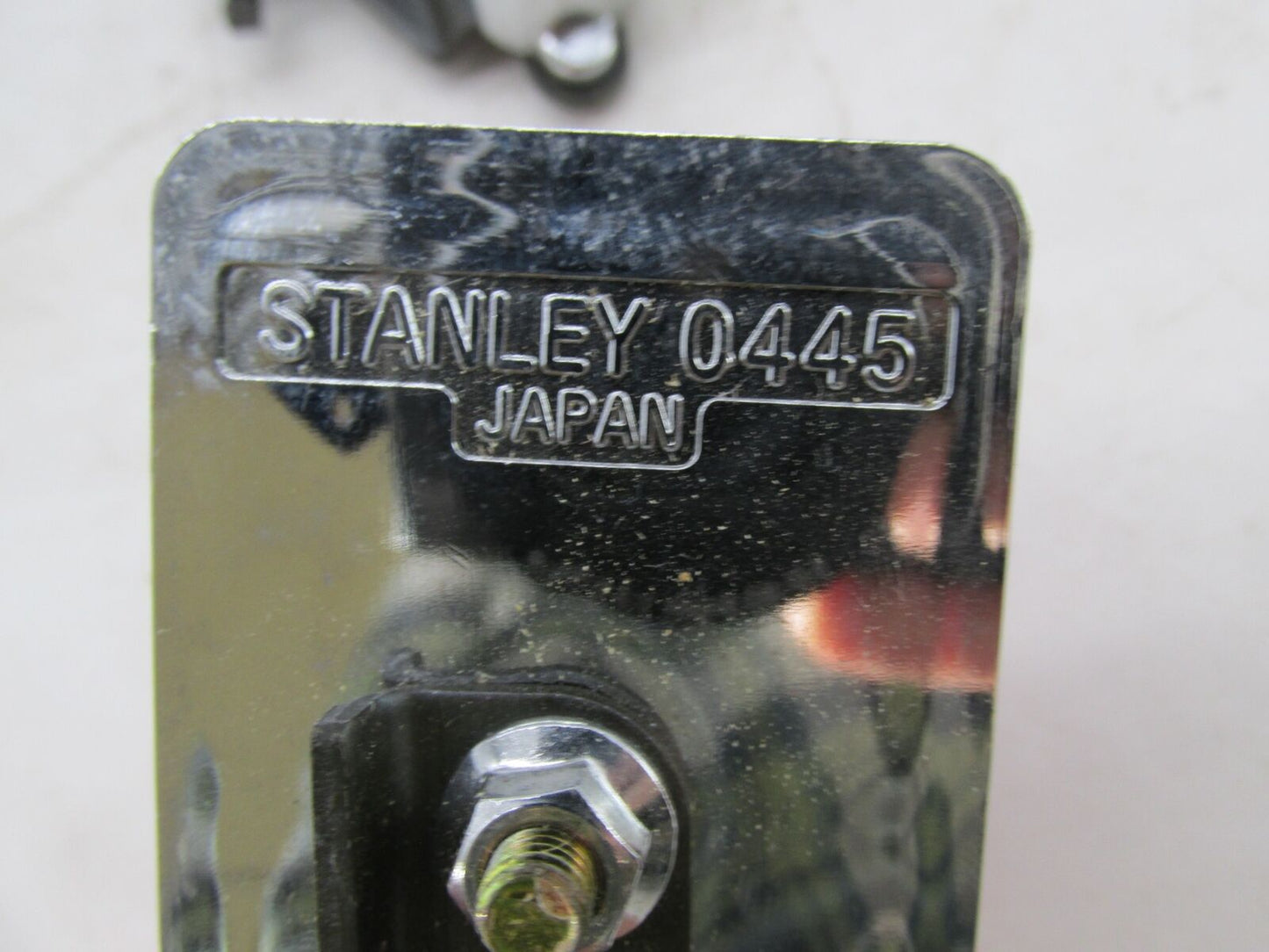 Pair of Stanley Red Reflectors with Bracket and Helmet Locks 0445