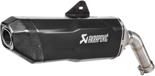 Akrapovic Slip-On Muffler Angular Carbon Fiber Titanium S-B8SO8HFBFCTBL