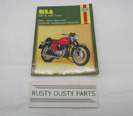 Haynes BSA 1962-1973 A50 and A65 Twins 499-654cc Owners Workshop Manual