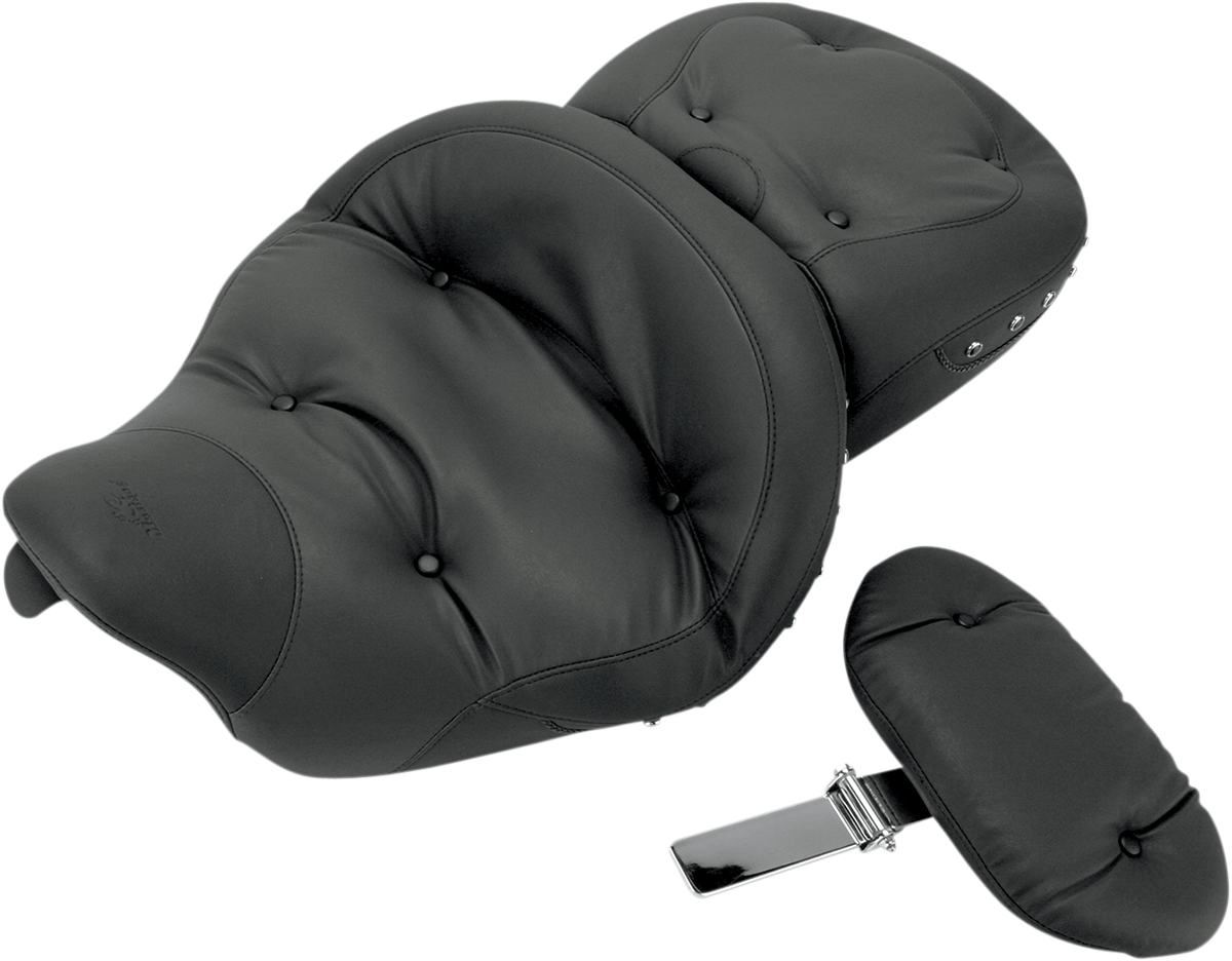 Mustang Regal Studded Super Touring Seat with Driver Backrest 79609