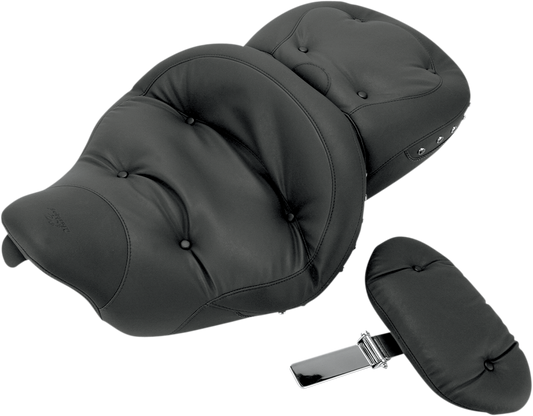 Mustang Regal Studded Super Touring Seat with Driver Backrest 79609