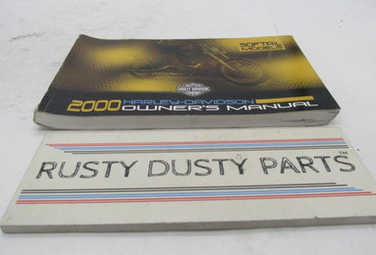 Harley-Davidson Official Factory 2000 Softail Owner's Manual 99469-00