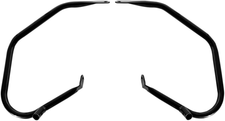 Drag Specialties Comfort Bar Saddlebag Guard Bars Black 0505-1566
