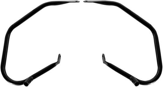 Drag Specialties Comfort Bar Saddlebag Guard Bars Black 0505-1566