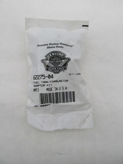 Harley Davidson Genuine NOS Fuel Gas Tank Carburetor Adapter Kit 62275-04