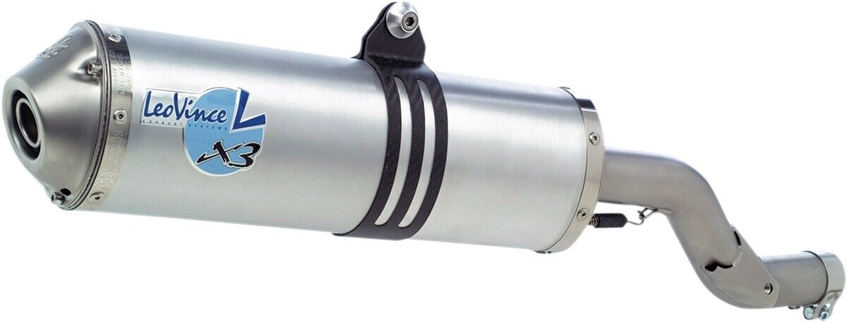 Leo Vince X3 Slip-On Exhaust Aluminum Carbon Steel Stainless Steel 3836