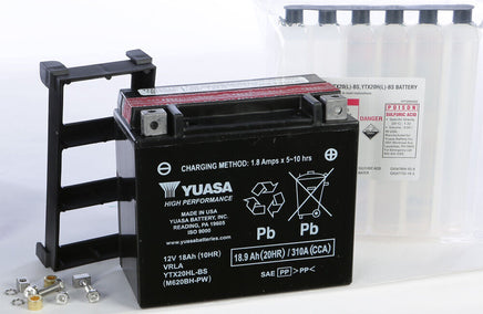 Yuasa High Performance Maintenance Free Battery YUAM620BH-PW PLT-120