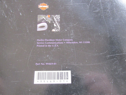 Harley-Davidson Official Factory 2001 Softail Owner's Manual Book 99469-01