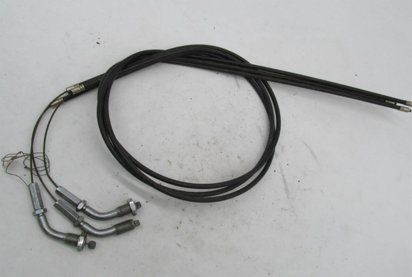 Set of  of 3 FAMA TSK Triumph Triple Motorcycle Throttle Cables