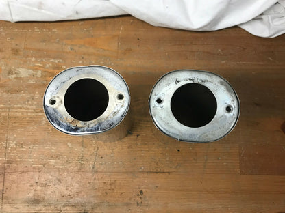 Harley Davidson chrome lower fork tube extended covers touring HD Nice