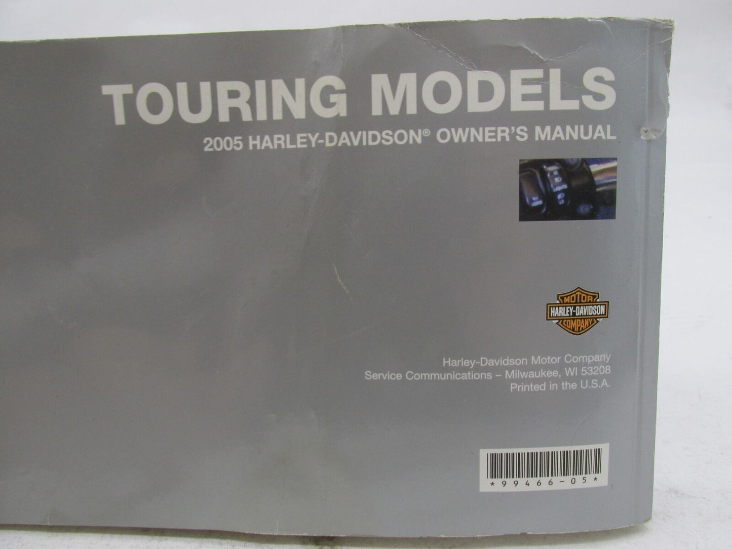 Harley-Davidson Official Factory 2005 Touring Owner's Manual Book 99466-05