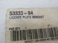 Harley Davidson Genuine NOS License Plate Bracket 53333-94