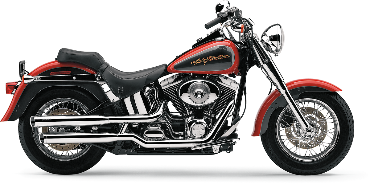 Cobra 3 Slip-On Mufflers with Tips for V-Twin Chrome 6001