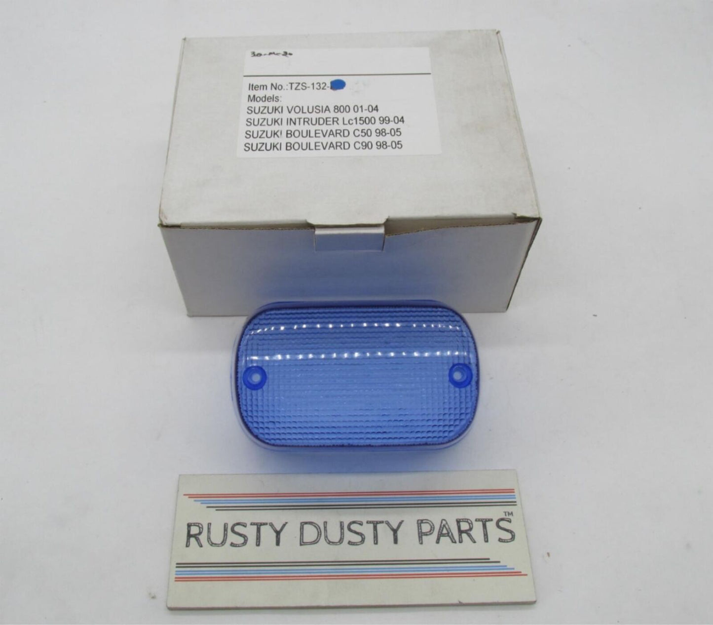 Topzone Suzuki Intruder Boulevard Blue Taillight Lens TZS-132