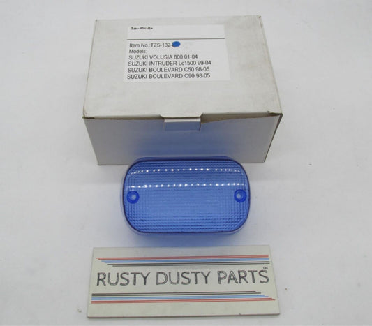 Topzone Suzuki Intruder Boulevard Blue Taillight Lens TZS-132