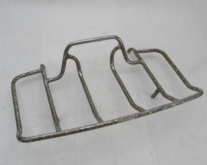 Used Motorcycle Chrome Patina Luggage Rack 22" x 12"