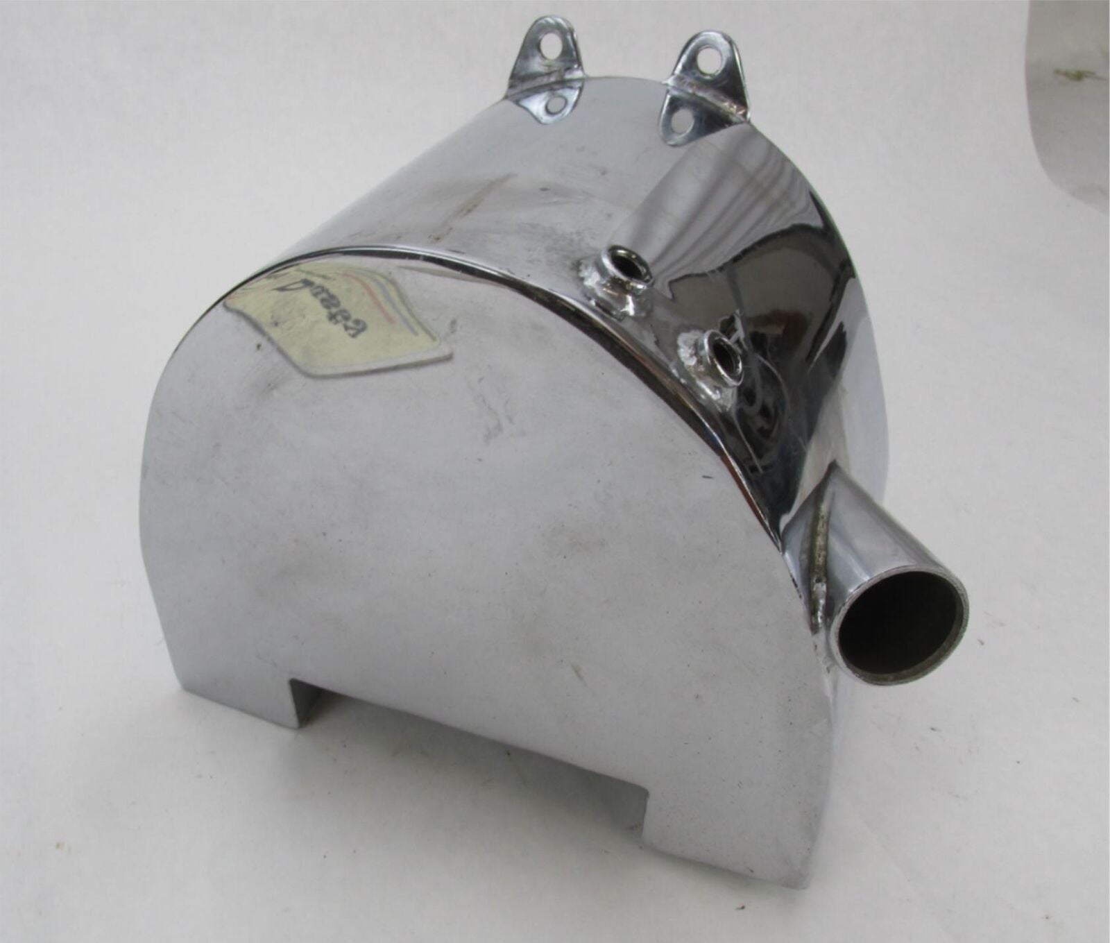 Harley Davidson Chrome Custom Chopper Large Capacity Horseshoe Oil Tank New Look