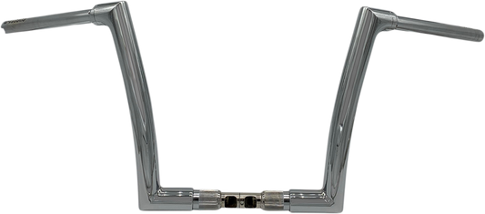 Fat Baggers, Inc. 1-1/2" EZ Install Flat Top Handlebar 12" Chrome 606012