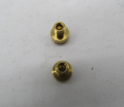 Lot of 2 EBC Mikuni Carburetor Carb Brass Slot Head Main Jets SJ137.5