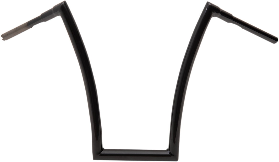 Todd's Cycle 1 1/2" Strip Handlebars 20" Rise Black Gloss 0601-4893