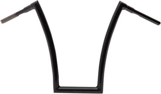Todd's Cycle 1 1/2" Strip Handlebars 20" Rise Black Gloss 0601-4893