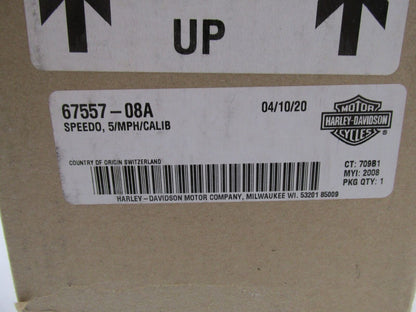 Harley-Davidson Genuine NOS Road King Softail Speedo Speedometer 67557-08A