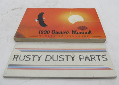 Harley-Davidson Official Factory 1990 All Models Owner's Manual Book 99466-90