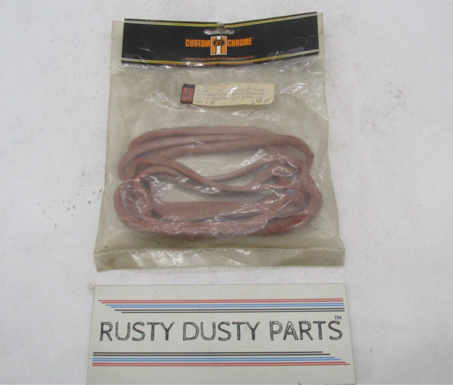 Lot of 6 Harley Davidson Custom Chrome Replacement Lens Gaskets 26-040 68025-73T