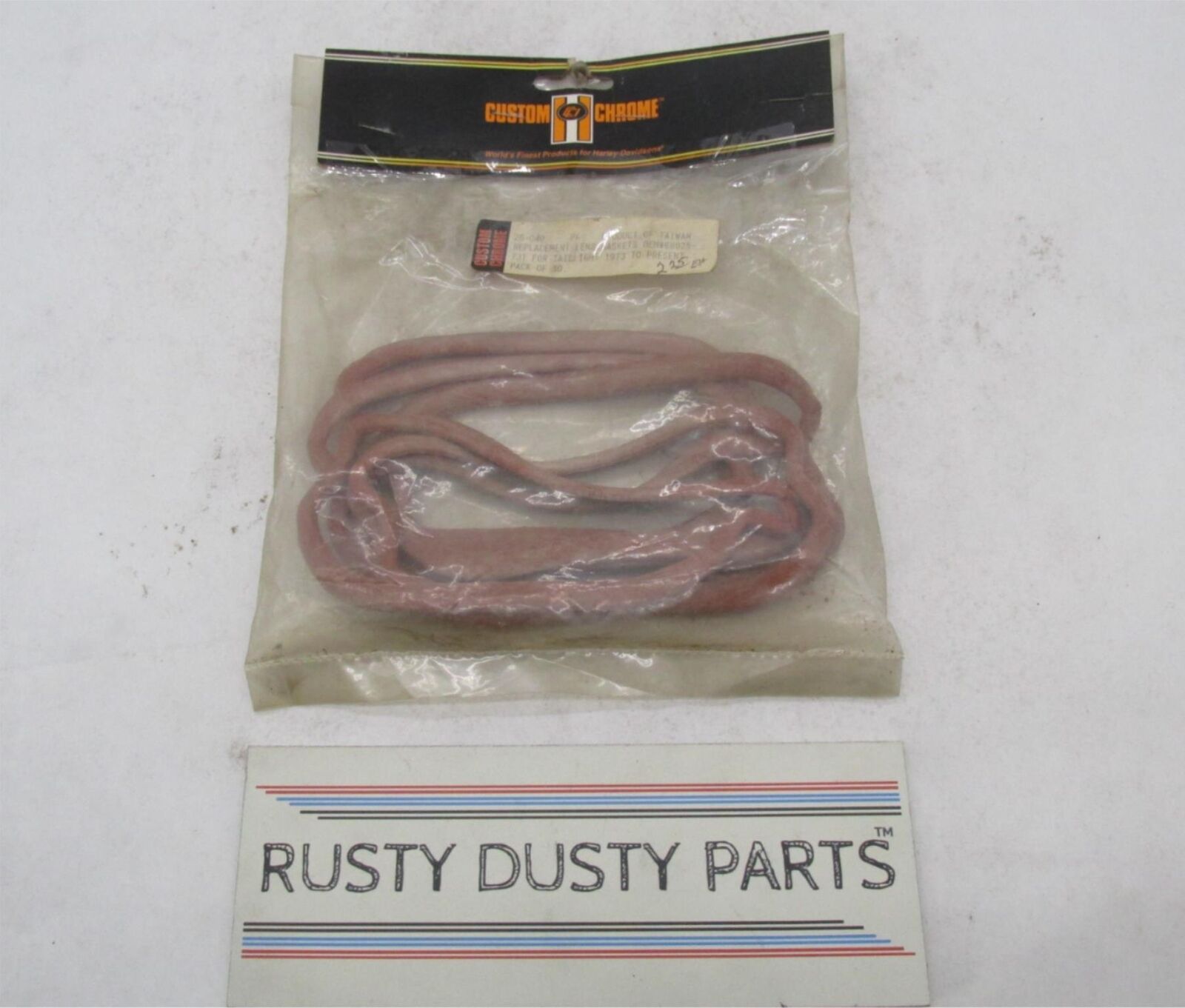 Lot of 6 Harley Davidson Custom Chrome Replacement Lens Gaskets 26-040 68025-73T