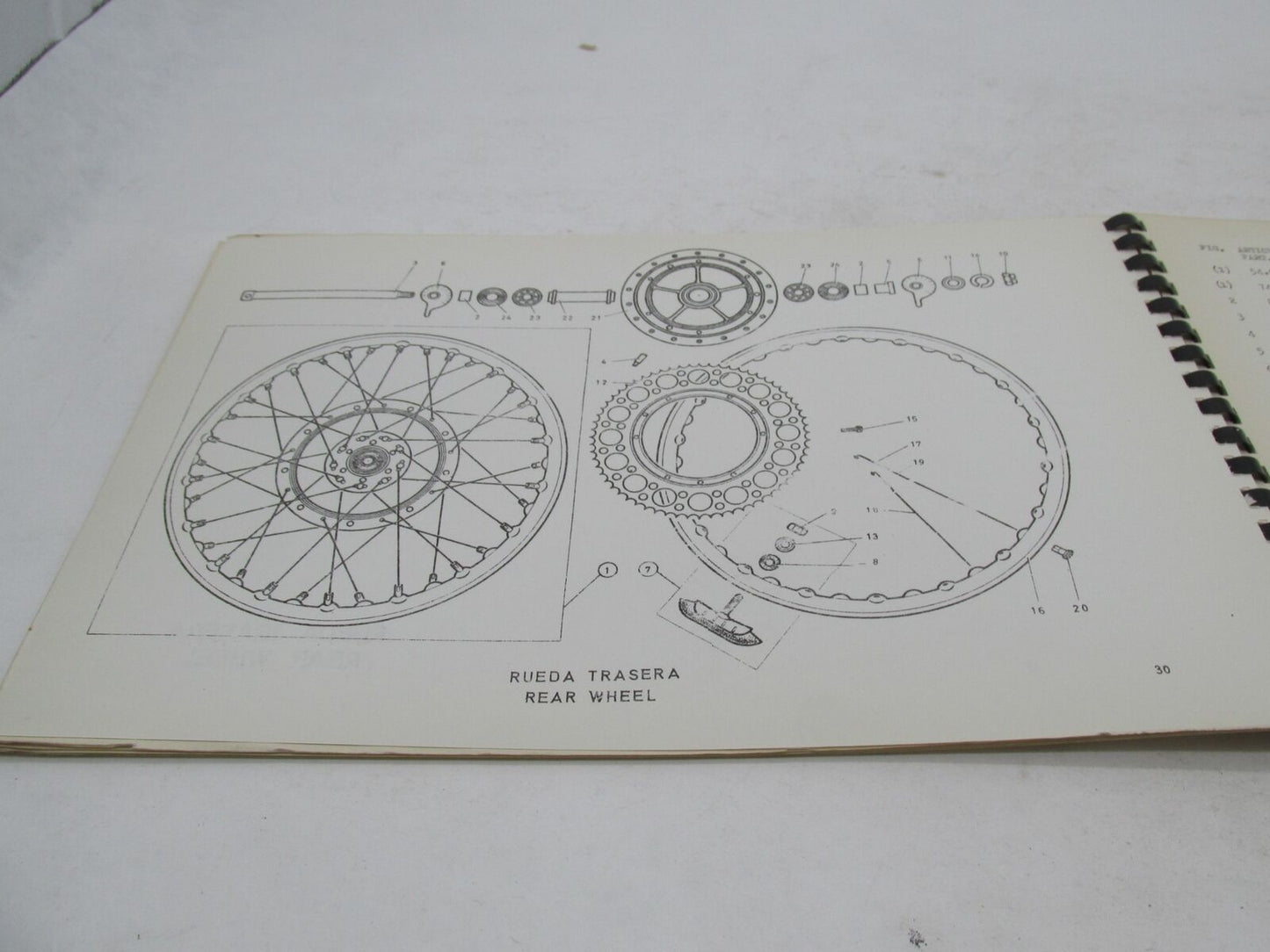 Bultaco Factory 1970 Sherpa S 100cc Motorcycle Catalog Parts List 78.32-117
