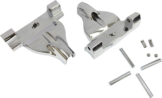 Drag Specialties Passenger Floorboard Mount Chrome 1621-1002